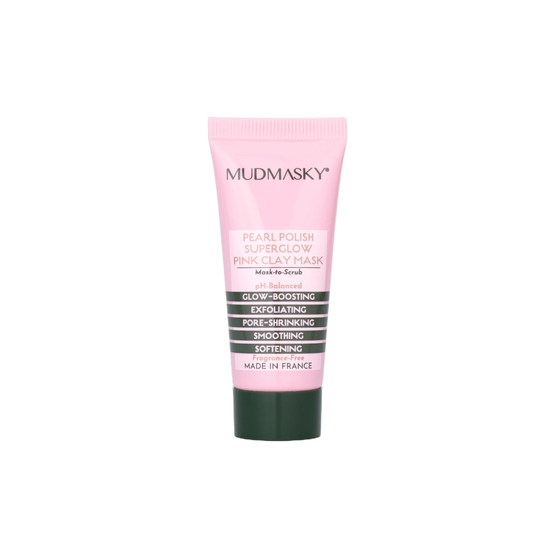 ミラクル　スキンセラピー Pearl Polish Superglow Pink Clay Mask – Mudmasky USA