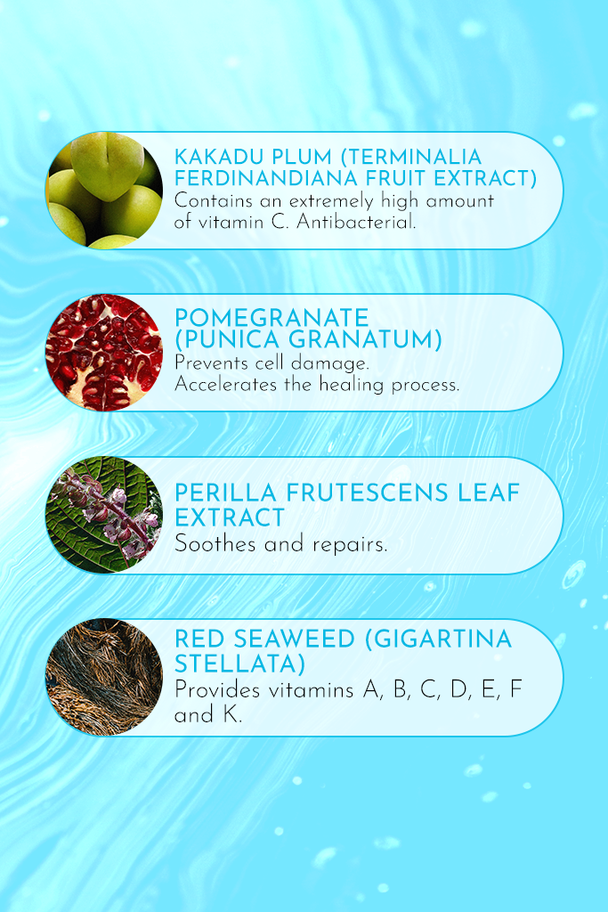 Vitamin-infused Eye Serum: Oil-free hydration with Vitamin C + K and marine botanicals